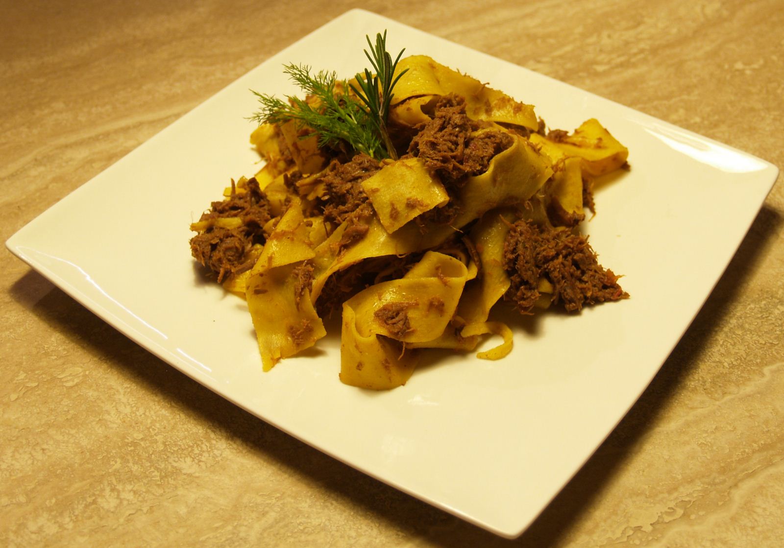 Pappadelle al capriolo