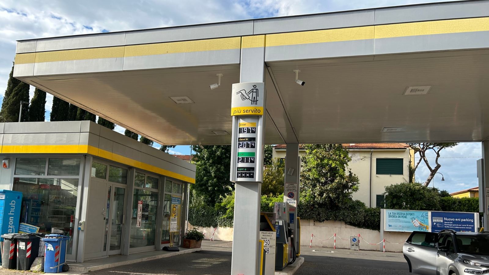 Benzinestation, Toscane